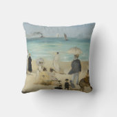 Edouard Manet – オンビーチ, Boulogne-sur-Mer クッション (裏面)