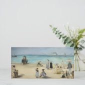Edouard Manet – オンビーチ, Boulogne-sur-Mer サンキューカード (スタンド正面)