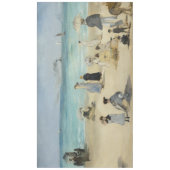 Edouard Manet – オンビーチ, Boulogne-sur-Mer テーブルクロス (正面)