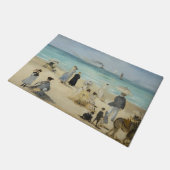 Edouard Manet – オンビーチ, Boulogne-sur-Mer ドアマット (アングル)