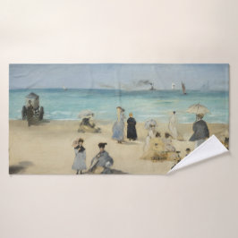 Edouard Manet – オンビーチ, Boulogne-sur-Mer バスタオルセット