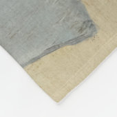 Edouard Manet – オンビーチ, Boulogne-sur-Mer フリースブランケット (角)