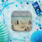 Edouard Manet – オンビーチ, Boulogne-sur-Mer ペーパープレート (パーティー)