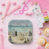 Edouard Manet – オンビーチ, Boulogne-sur-Mer ペーパープレート (パーティー)