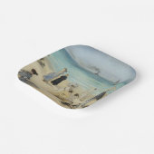 Edouard Manet – オンビーチ, Boulogne-sur-Mer ペーパープレート (傾斜あり)