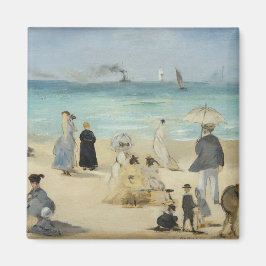 Edouard Manet – オンビーチ, Boulogne-sur-Mer マグネット