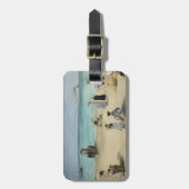 Edouard Manet – オンビーチ, Boulogne-sur-Mer ラゲッジタグ (正面縦)