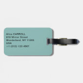 Edouard Manet – オンビーチ, Boulogne-sur-Mer ラゲッジタグ (裏面横)