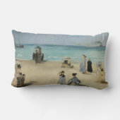 Edouard Manet – オンビーチ, Boulogne-sur-Mer ランバークッション (裏面)