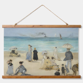 Edouard Manet – オンビーチ, Boulogne-sur-Mer 吊り下げ型タペストリー