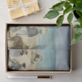 Edouard Manet – オンビーチ, Boulogne-sur-Mer 薄葉紙 (ギフト)