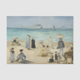 Edouard Manet – オンビーチ, Boulogne-sur-Mer 薄葉紙