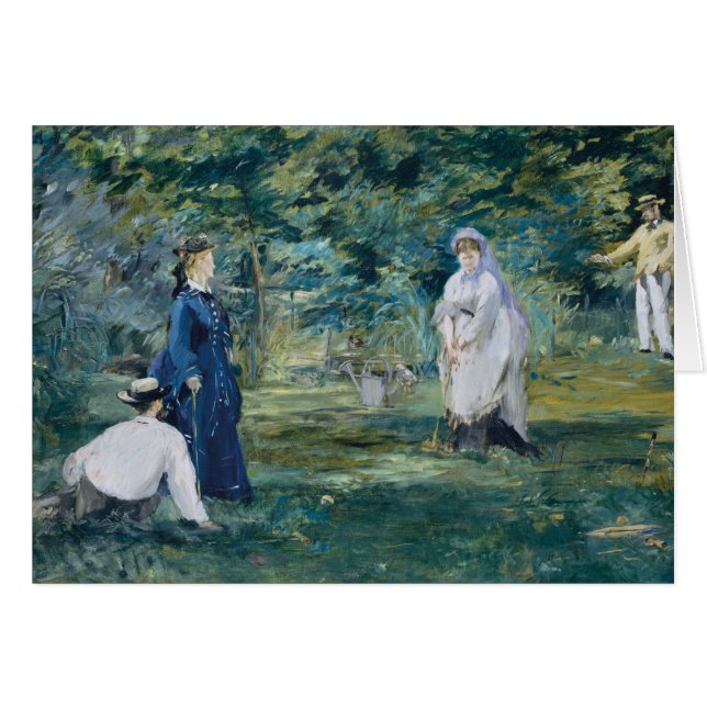 Edouard Manet – クロケーのゲーム (正面横)