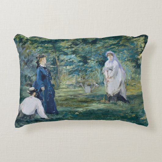 Edouard Manet – クロケーのゲーム アクセントクッション (正面)