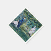 Edouard Manet – クロケーのゲーム スタンダードカクテルナプキン (角)