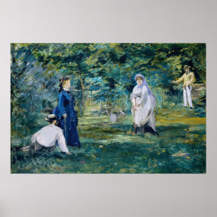 Edouard Manet – クロケーのゲーム ポスター
