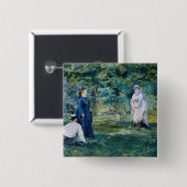 Edouard Manet – クロケーのゲーム 缶バッジ (正面&裏面)