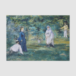 Edouard Manet – クロケーのゲーム 薄葉紙