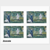 Edouard Manet – クロケーのゲーム 長方形シール (シート)