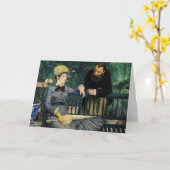 Edouard Manet – コンサーバトリー カード (黄色い花)