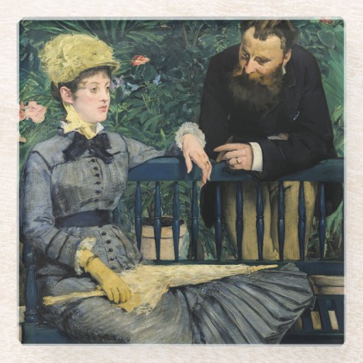 Edouard Manet – コンサーバトリー ガラスコースター (正面)