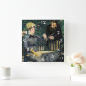 Edouard Manet – コンサーバトリー スクエア壁時計 (ホーム)