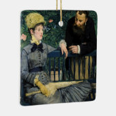 Edouard Manet – コンサーバトリー セラミックオーナメント (右)