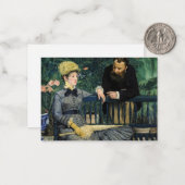 Edouard Manet – コンサーバトリー ノートカード (正面/裏面インサイチュ)