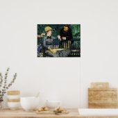 Edouard Manet – コンサーバトリー ポスター (キッチン)