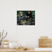 Edouard Manet – コンサーバトリー ポスター (キッチン)