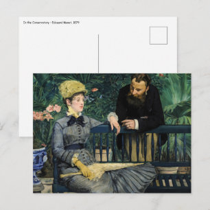 Edouard Manet – コンサーバトリー ポストカード
