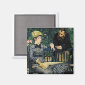 Edouard Manet – コンサーバトリー マグネット (正面/裏面)