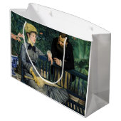 Edouard Manet – コンサーバトリー ラージペーパーバッグ (裏面アングル)