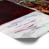 Edouard Manet – スティルライフ薄紫とバラ ポスター (角)