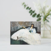 Edouard Manet – ファンの女性 ポストカード (スタンド正面)