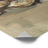 Edouard Manet – フィッシュ – 静物詩 ポスター (角)