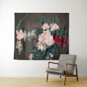 Edouard Manet – 小台座に牡丹の花瓶 タペストリー (インサイチュ(横))