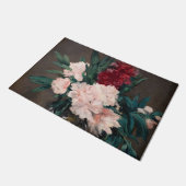 Edouard Manet – 小台座に牡丹の花瓶 ドアマット (アングル)