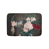 Edouard Manet – 小台座に牡丹の花瓶 バスマット (正面)