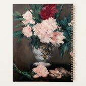 Edouard Manet – 小台座に牡丹の花瓶 プランナー手帳 (裏面)
