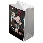 Edouard Manet – 小台座に牡丹の花瓶 ミディアムペーパーバッグ (正面アングル)