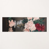 Edouard Manet – 小台座に牡丹の花瓶 ヨガマット (正面(横))