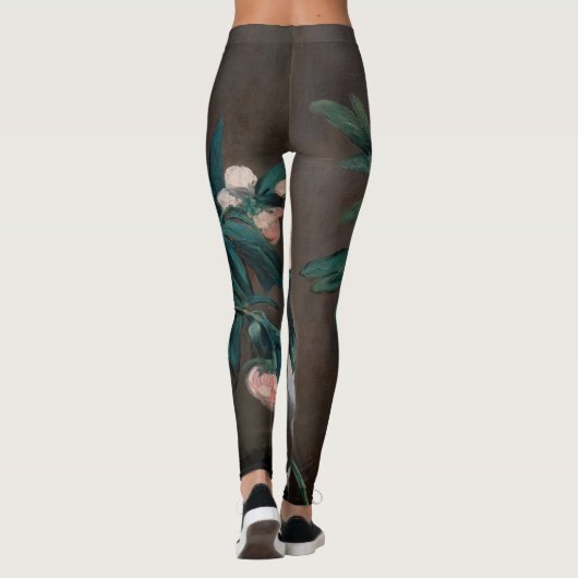 Edouard Manet – 小台座に牡丹の花瓶 レギンス (裏面)