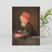 Edouard Manet – 少年とさくらんぼ 招待状 (スタンド正面)