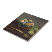 Edouard Manet – 果実のバスケット タイル (側面)