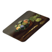 Edouard Manet – 果実のバスケット マグネット (左側)