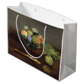 Edouard Manet – 果実のバスケット ラージペーパーバッグ (裏面アングル)