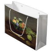 Edouard Manet – 果実のバスケット ラージペーパーバッグ (正面アングル)