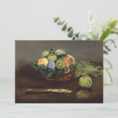 Edouard Manet – 果実のバスケット 招待状 (スタンド正面)