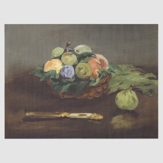Edouard Manet – 果実のバスケット 薄葉紙 (正面)